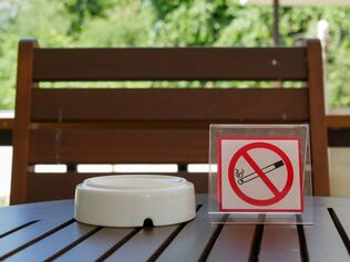 Smoking containing nicotine